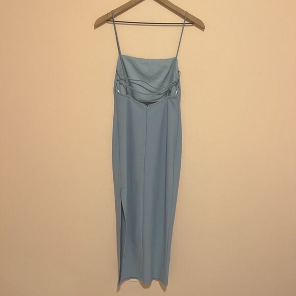 NWT Hello Molly Charmed Midi Dress in Blue Women's Size US 4 Small - Picture 9 of 10